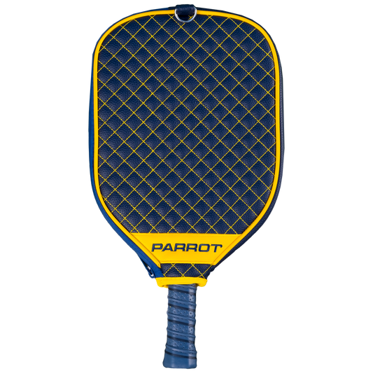 Michigan Wolverines quilted pickleball paddle cover back view