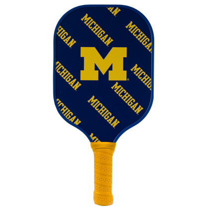 Michigan Wolverines standard pickleball paddle