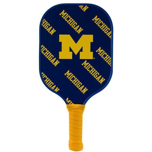 Michigan Wolverines standard pickleball paddle