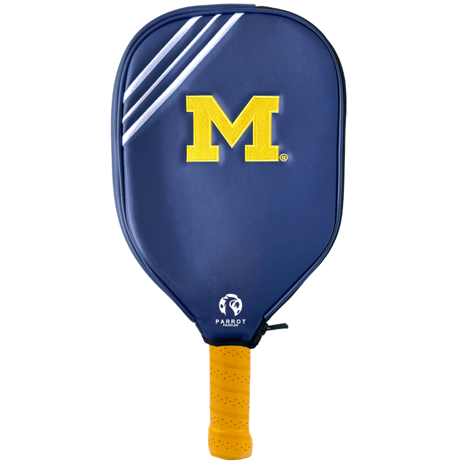 Michigan Wolverines pickleball paddle cover