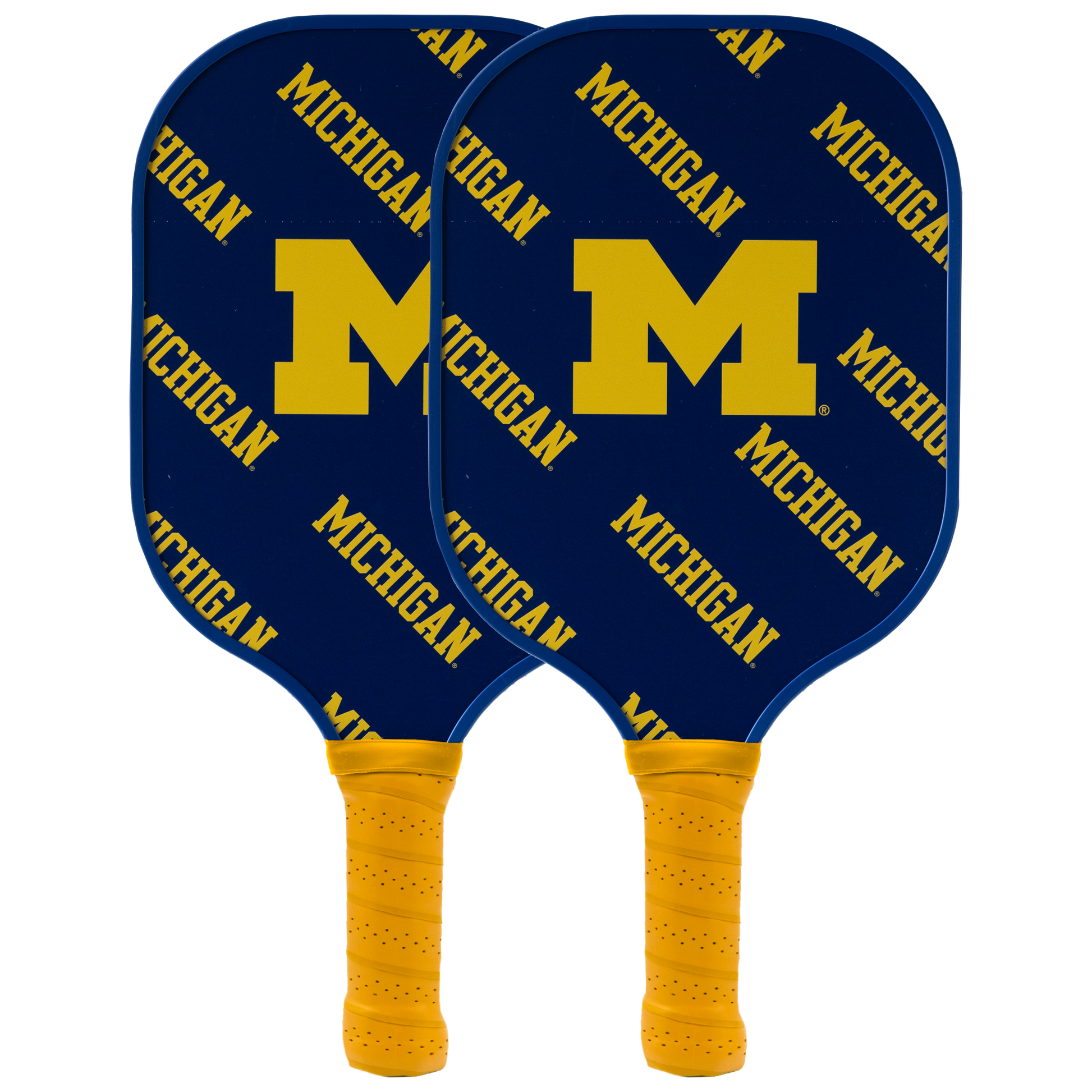 Michigan Wolverines pickleball paddle set