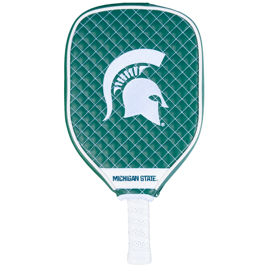 Michigan State Spartans quilted pickleball paddle cover