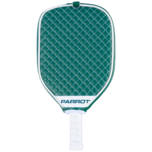 Michigan State Spartans quilted pickleball paddle cover back view