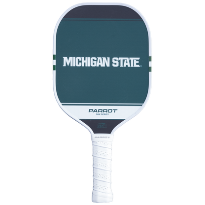 Michigan State Spartans Sport Plus pickleball paddle back view