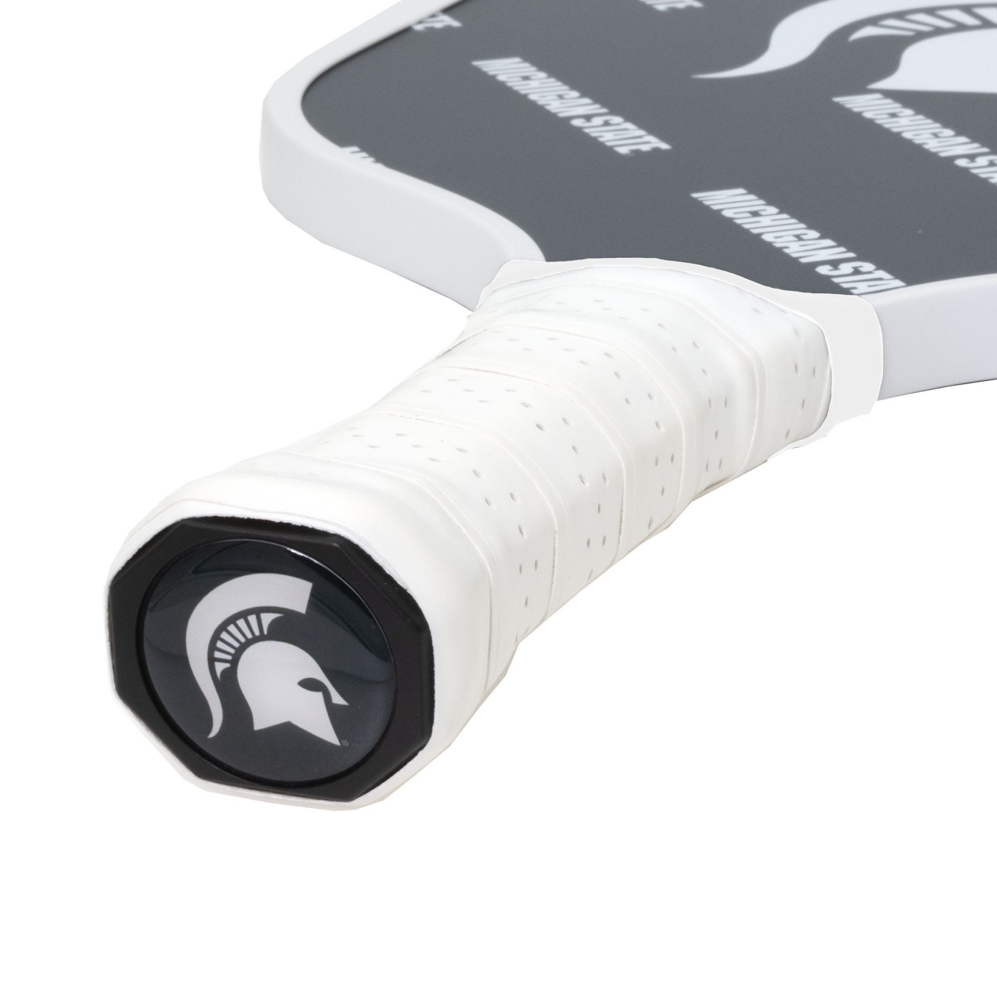 Michigan State Spartans pickleball paddle handle logo