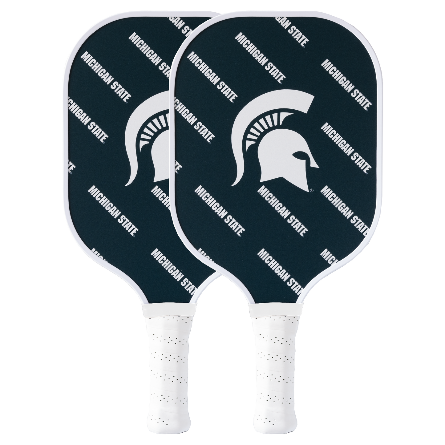 Michigan State Spartans pickleball paddle set