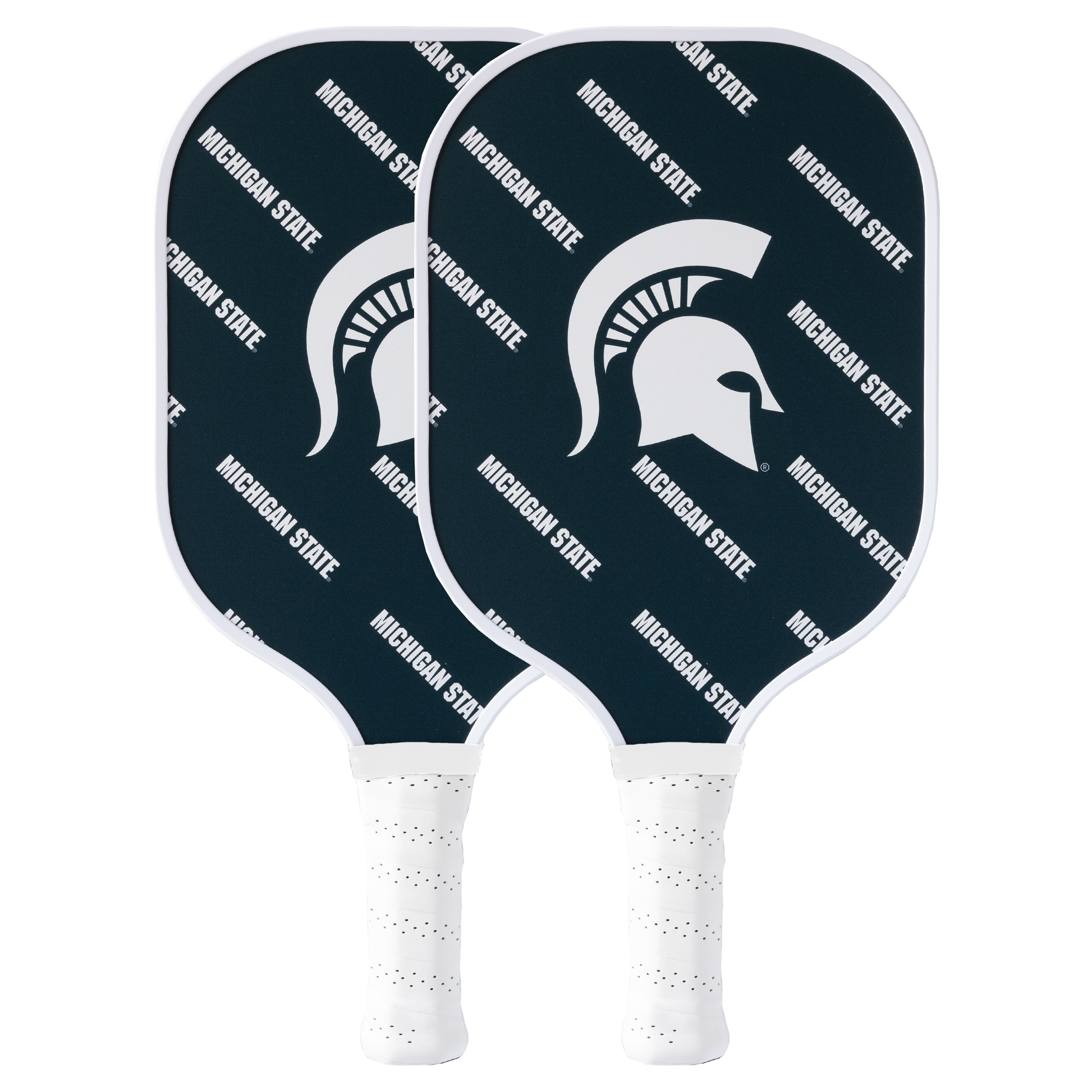 Michigan State Spartans pickleball paddle set
