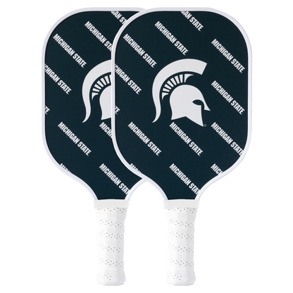 Michigan State Spartans pickleball paddle set