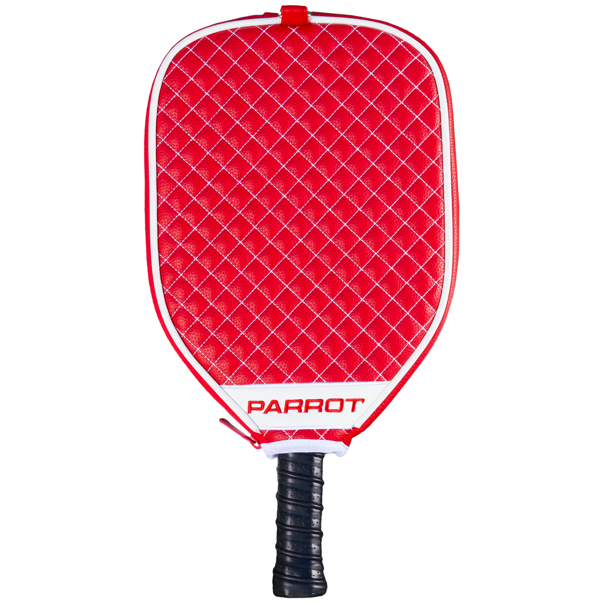 Nebraska Cornhuskers quilted pickleball paddle cover back view