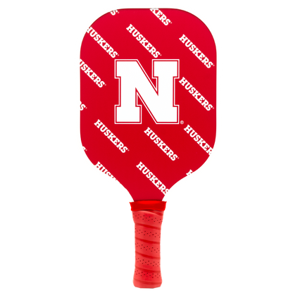 Nebraska Cornhuskers standard pickleball paddle
