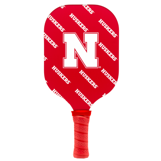 Nebraska Cornhuskers standard pickleball paddle