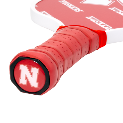 Nebraska Cornhuskers pickleball paddle handle logo