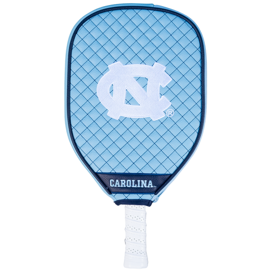 North Carolina Tar Heels quilted pickleball paddle cover