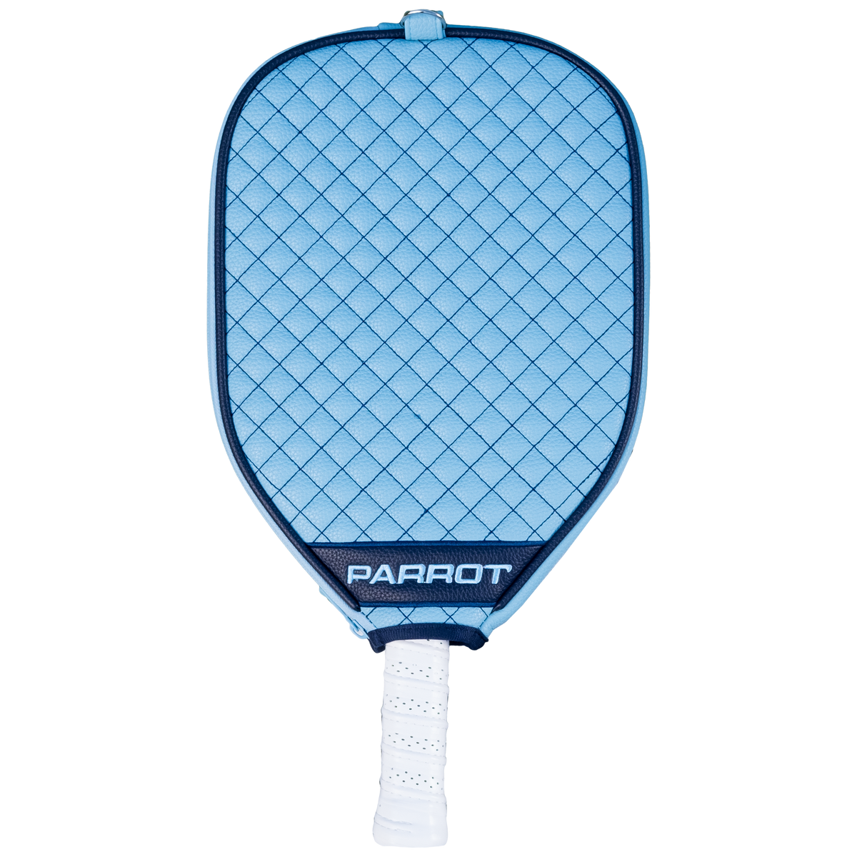 North Carolina Tar Heels quilted pickleball paddle cover back view