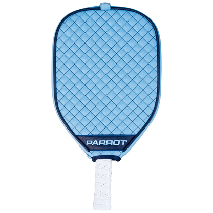 North Carolina Tar Heels quilted pickleball paddle cover back view