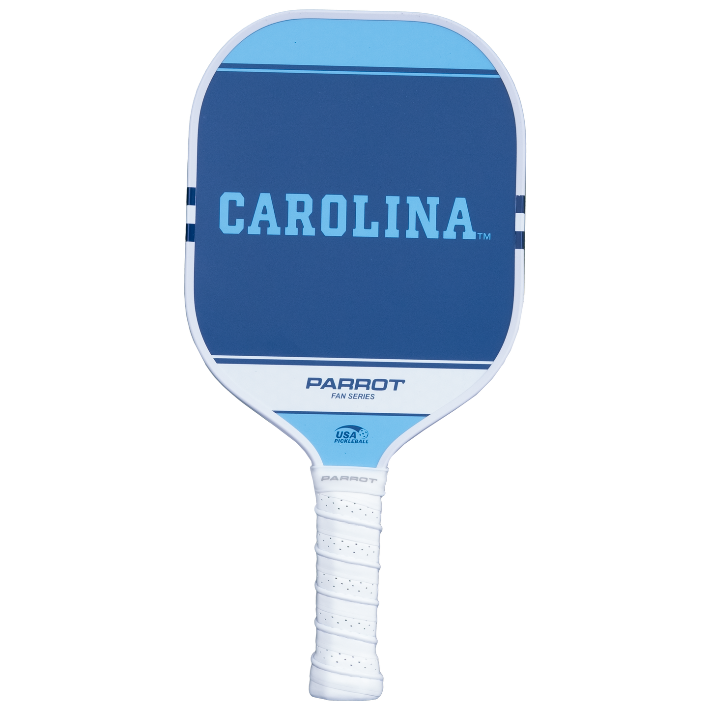 North Carolina Tar Heels Sport Plus pickleball paddle back view