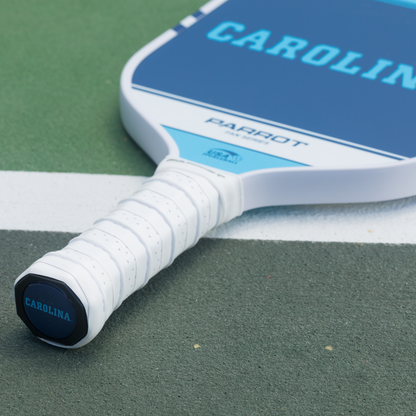 North Carolina Tar Heels Sport Plus pickleball paddle on the court