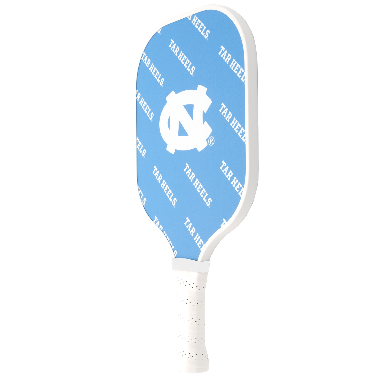 North Carolina Tar Heels pickleball paddle back view