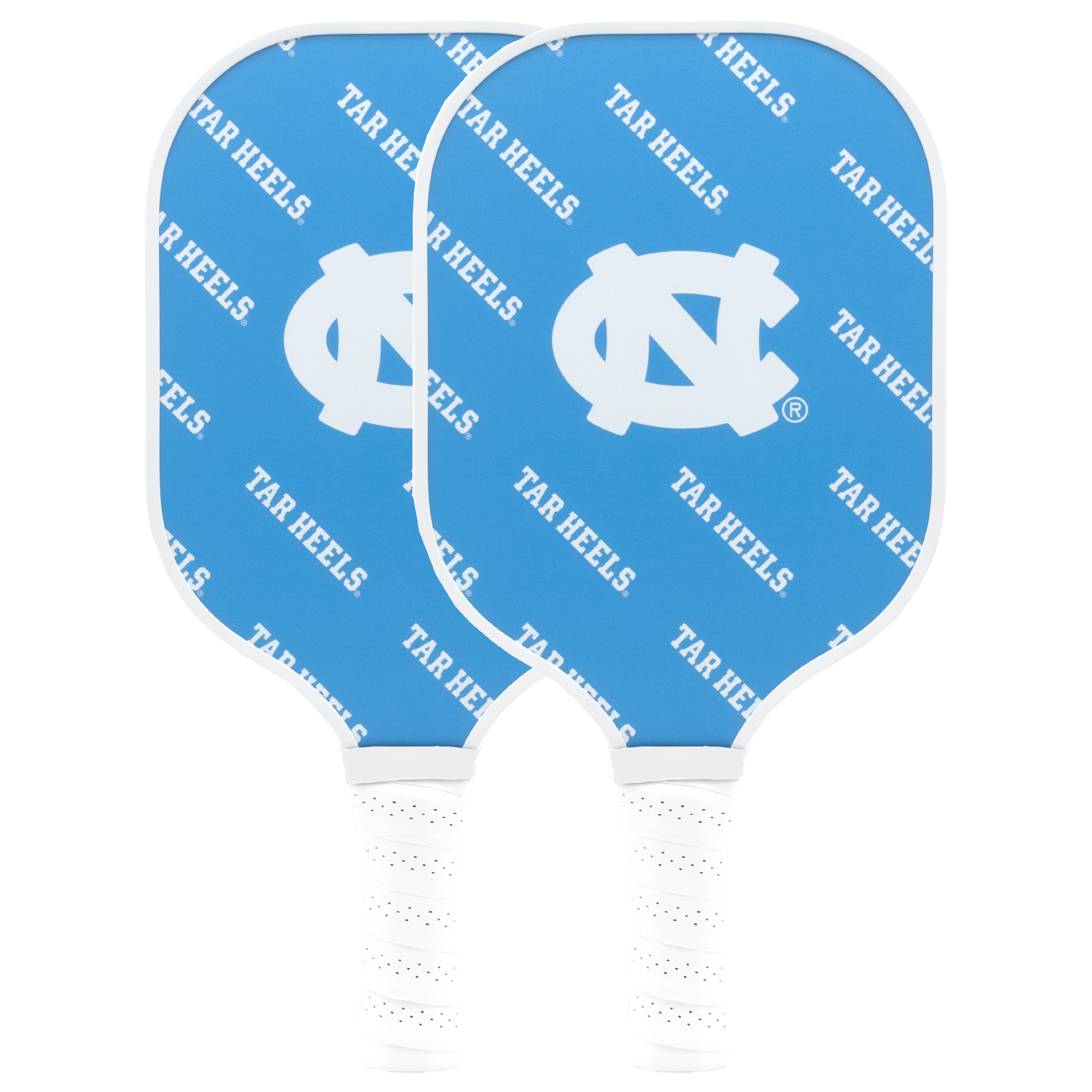 North Carolina Tar Heels pickleball paddle set