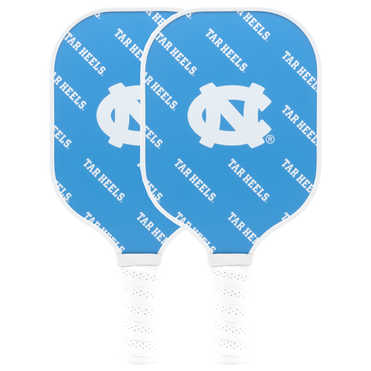 North Carolina Tar Heels pickleball paddle set