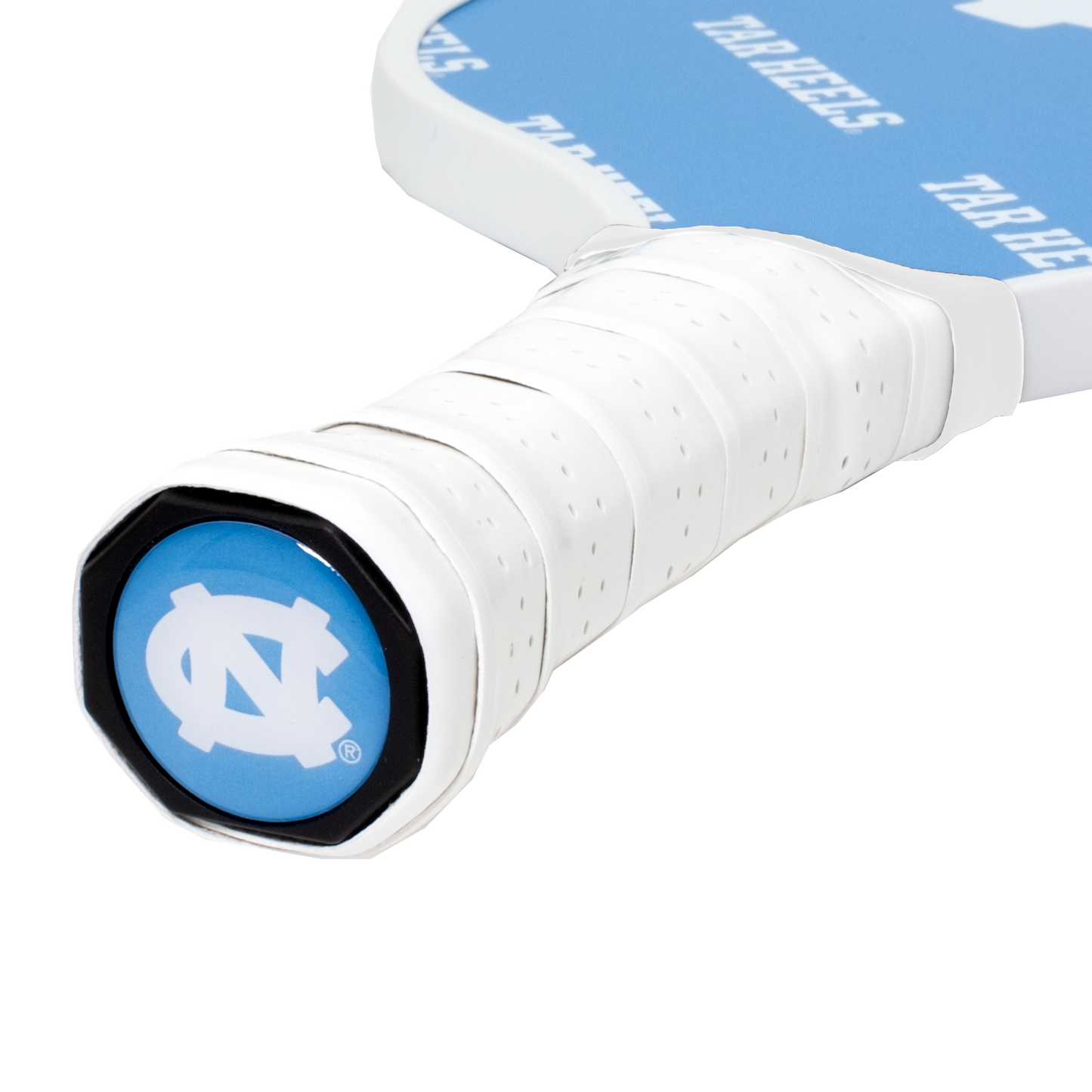 North Carolina Tar Heels pickleball paddle handle logo