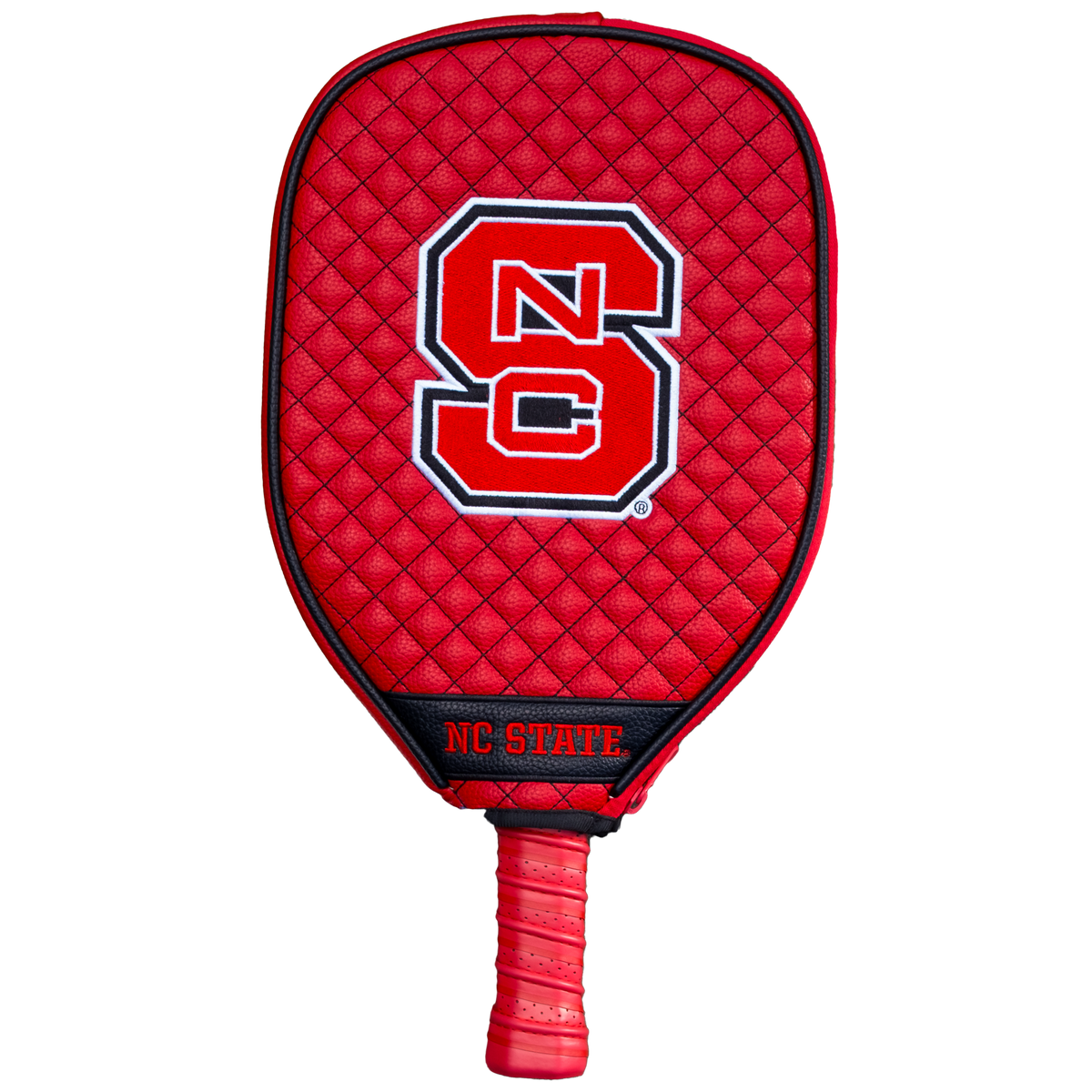 NC State Wolfpack quilted pickleball paddle cover