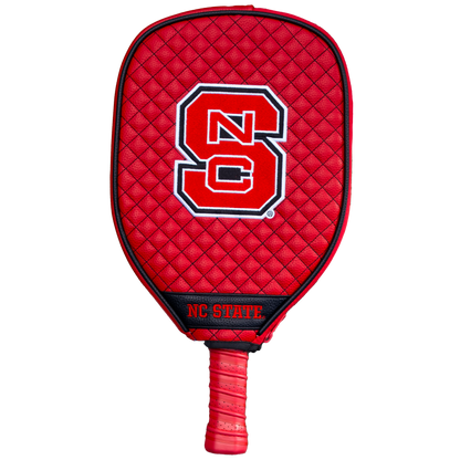 NC State Wolfpack quilted pickleball paddle cover