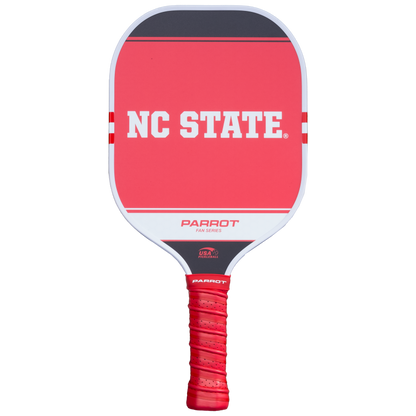 NC State Wolfpack Sport Plus pickleball paddle back view
