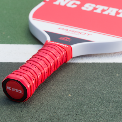NC State Wolfpack Sport Plus pickleball paddle on the court