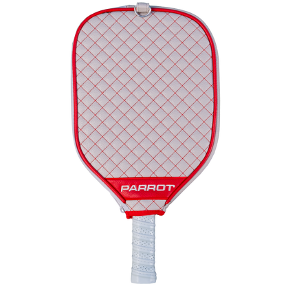 Ohio State Buckeyes Gray quilted pickleball paddle cover back view