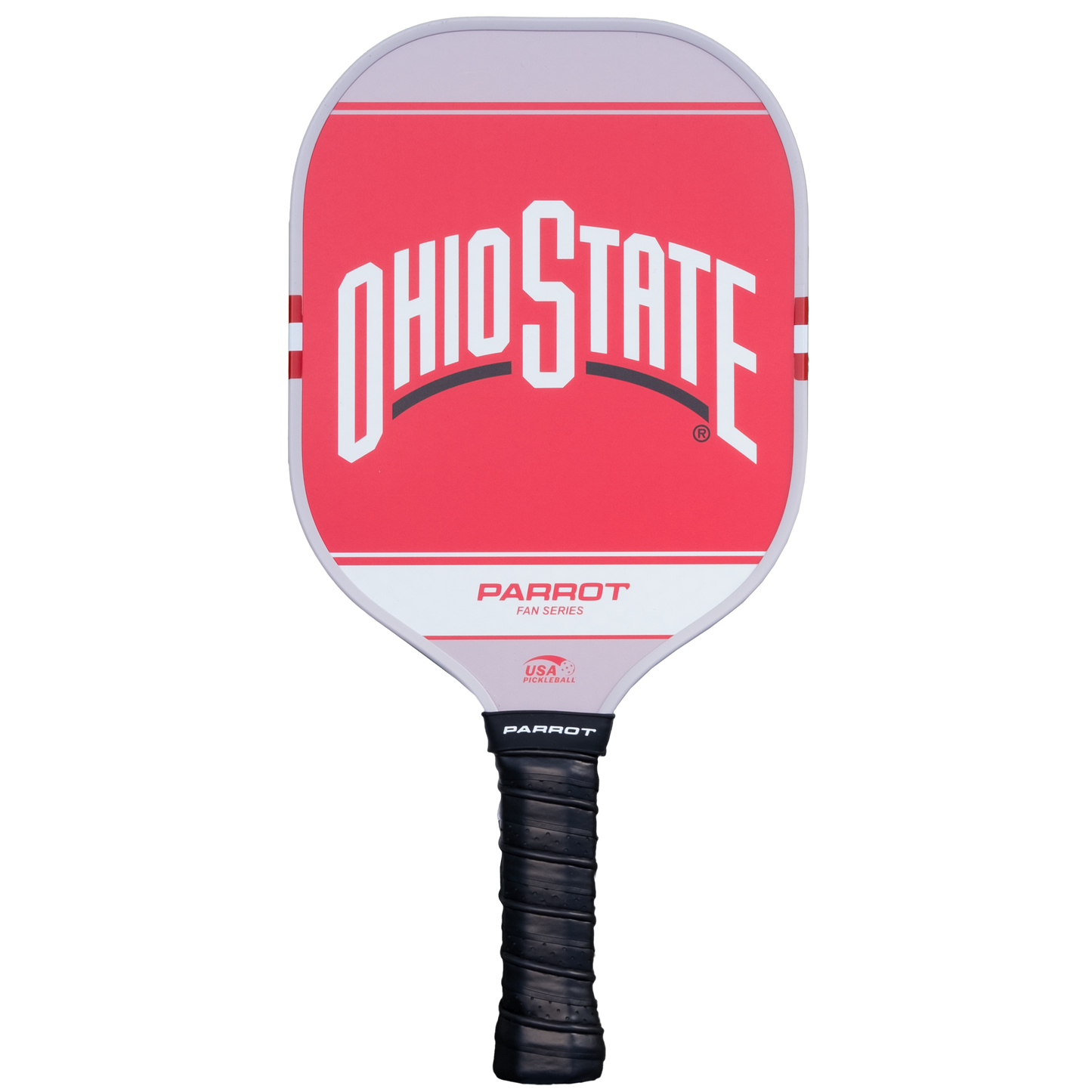 Ohio State Buckeyes Sport Plus pickleball paddle back view