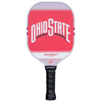 Ohio State Buckeyes Sport Plus pickleball paddle back view