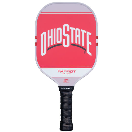 Ohio State Buckeyes Sport Plus pickleball paddle back view