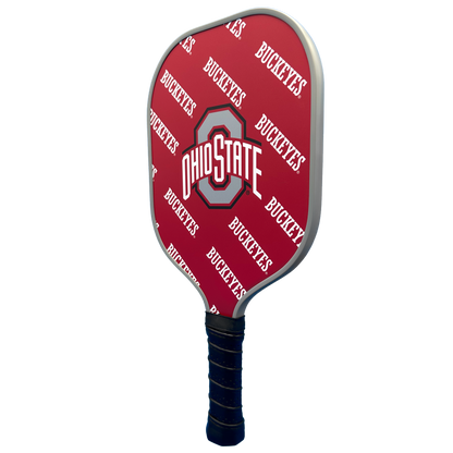 Ohio State Buckeyes pickleball paddle back view