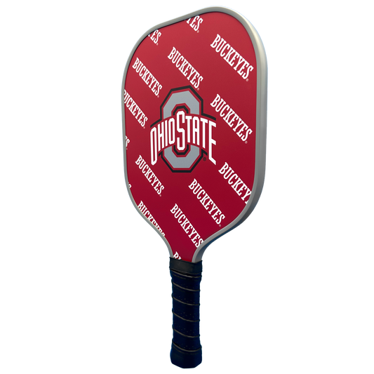 Ohio State Buckeyes pickleball paddle back view