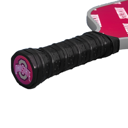 Ohio State Buckeyes pickleball paddle handle logo