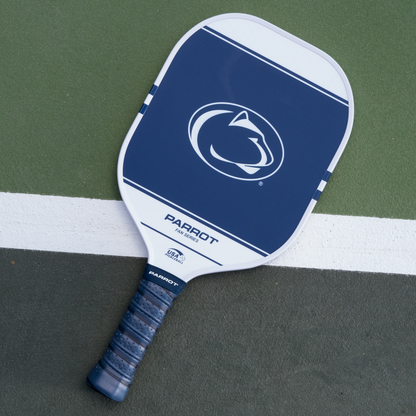 Penn State Nittany Lions Sport Plus pickleball paddle back view on the court