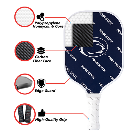 Penn State Nittany Lions standard pickleball paddle additional view