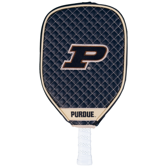 Purdue Boilermakers quilted pickleball paddle cover