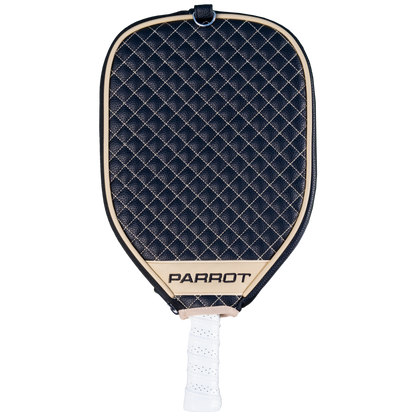 Purdue Boilermakers quilted pickleball paddle cover back view