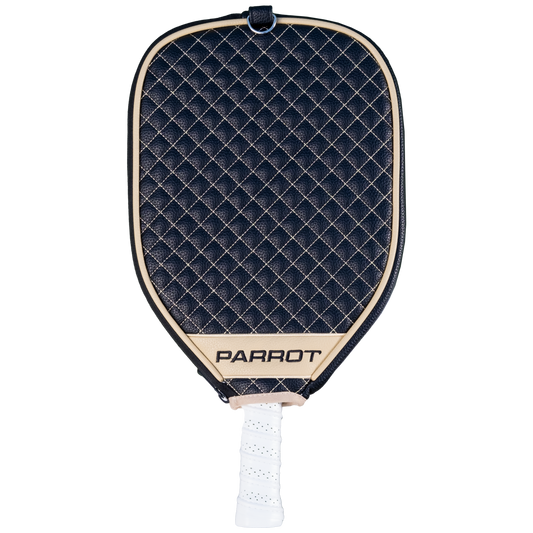Purdue Boilermakers quilted pickleball paddle cover back view