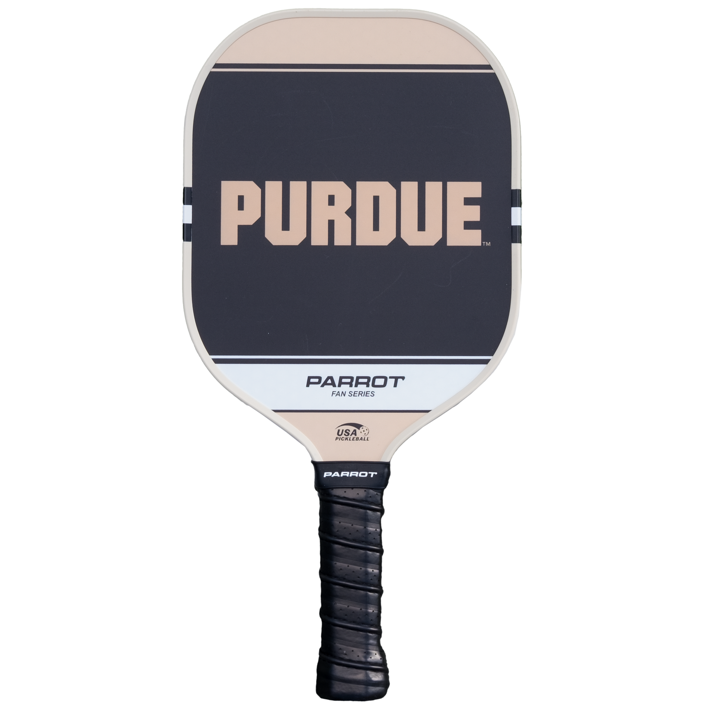 Purdue Boilermakers Sport Plus pickleball paddle back view