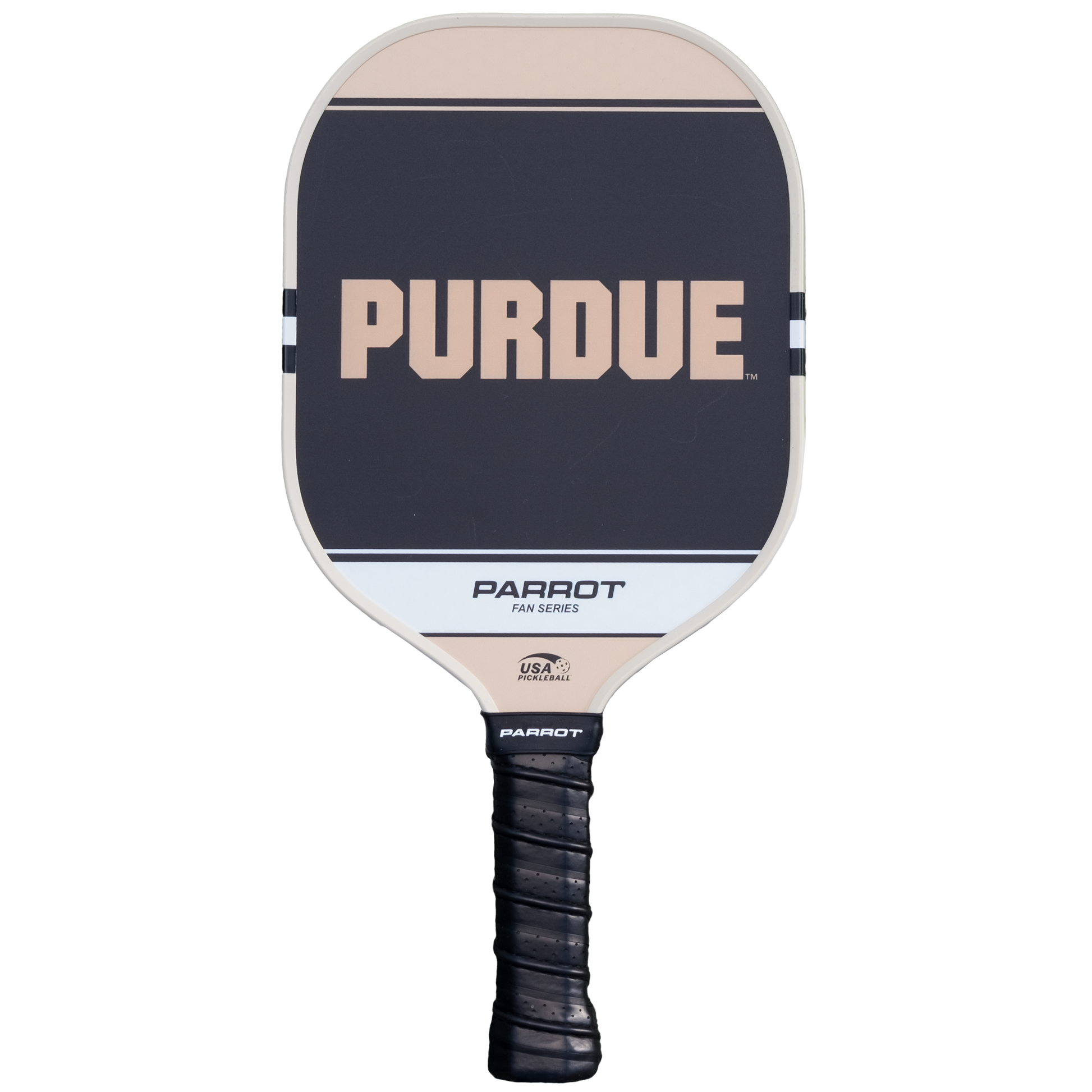 Purdue Boilermakers Sport Plus pickleball paddle back view