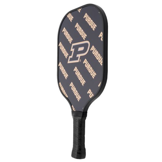 Purdue Boilermakers pickleball paddle back view