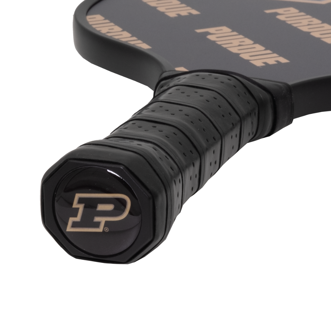 Purdue Boilermakers pickleball paddle handle logo