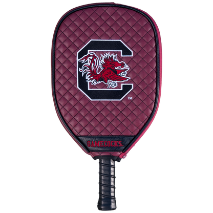 South Carolina Gamecocks quilted pickleball paddle cover