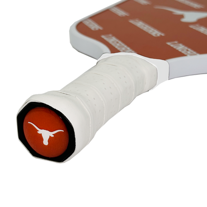 Texas Longhorns pickleball paddle handle logo