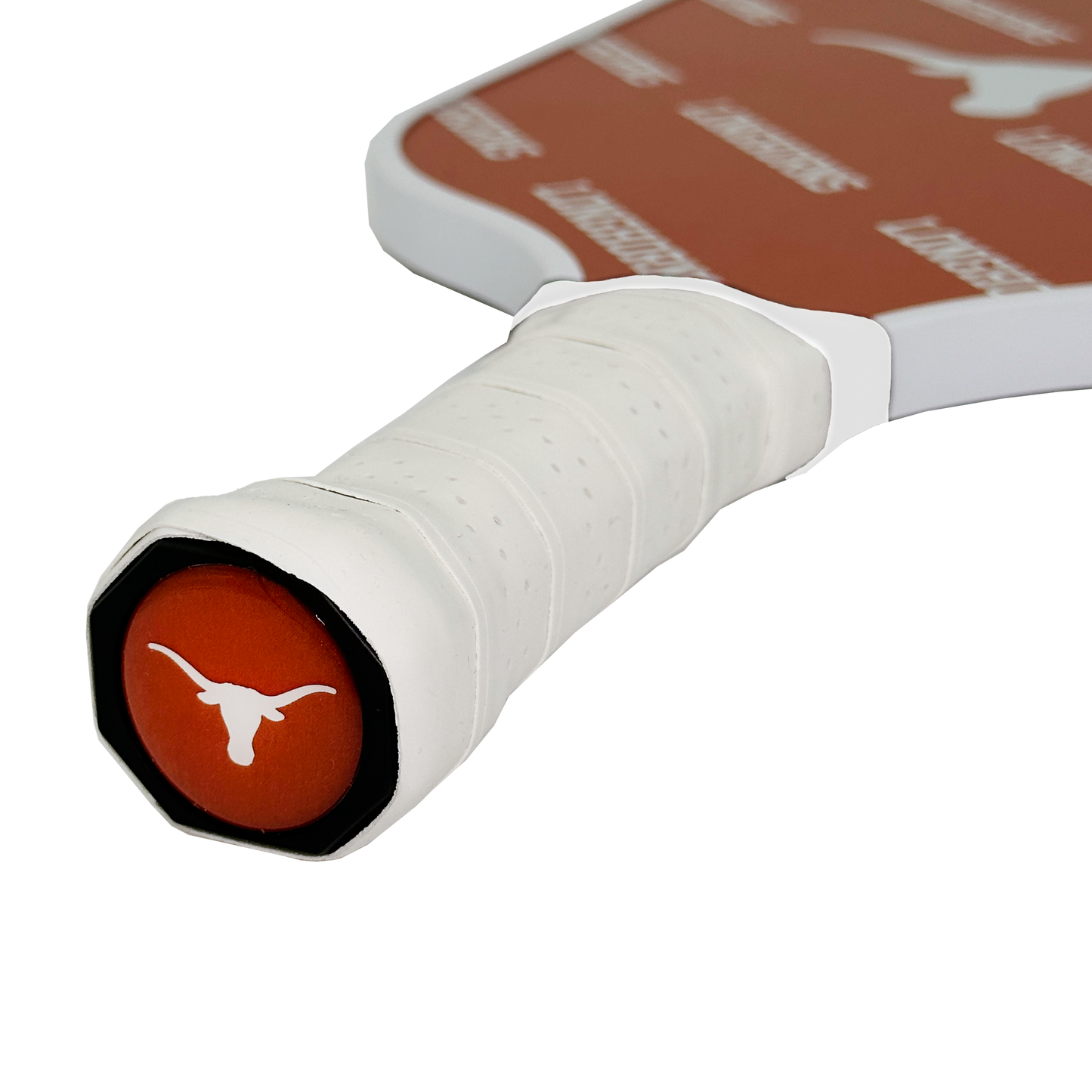 Texas Longhorns pickleball paddle handle logo