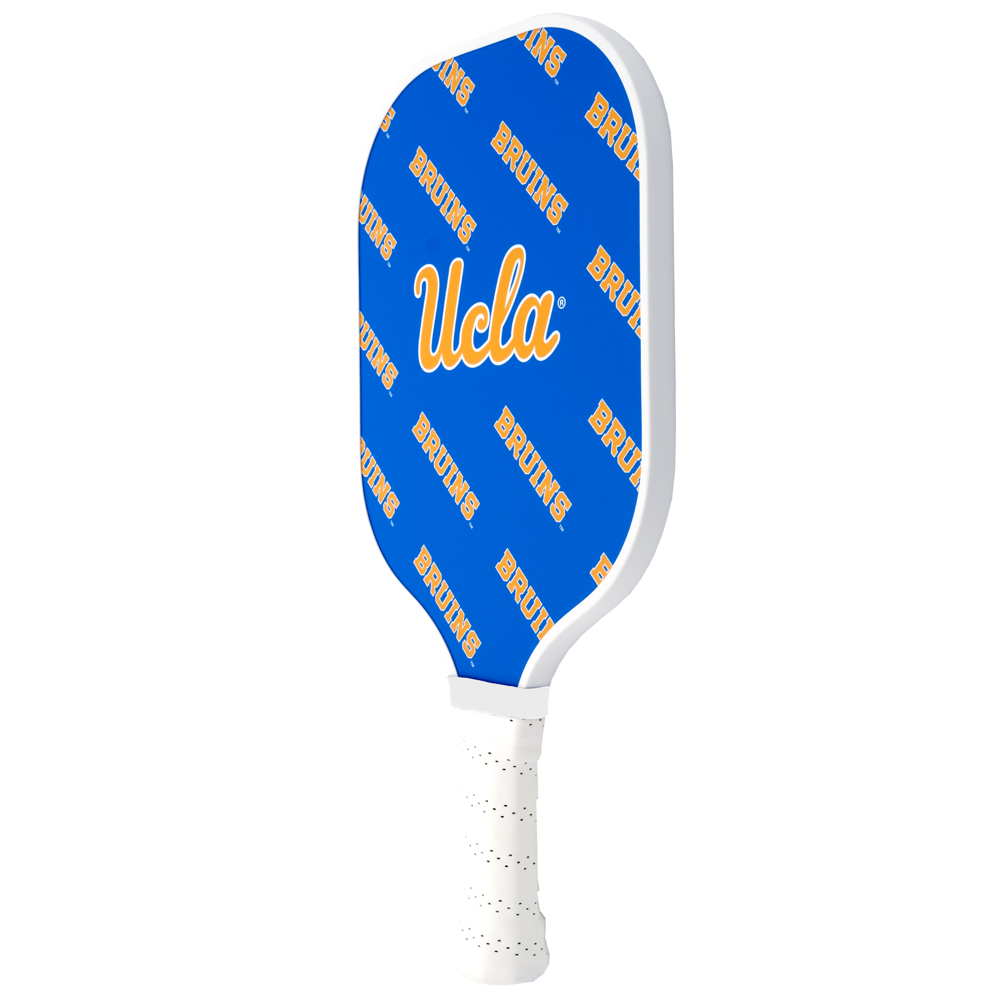 UCLA Bruins pickleball paddle back view