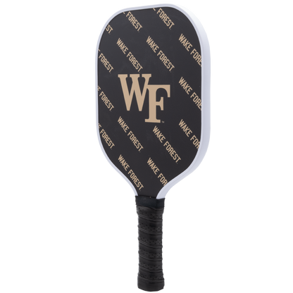 Wake Forest Demon Deacons pickleball paddle back view